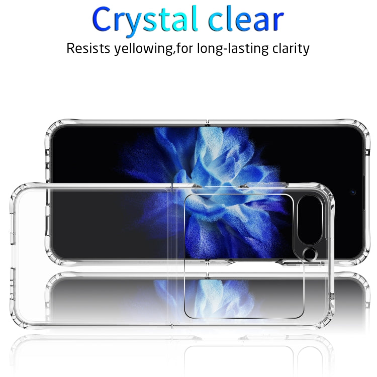 For Samsung Galaxy Z Flip5 Shockproof Thickening Acrylic Protective Case(Transparent)