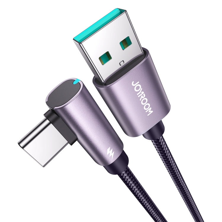JOYROOM S-AC027A17 3A USB to USB-C/Type-C Elbow Fast Charging Data Cable, Length: