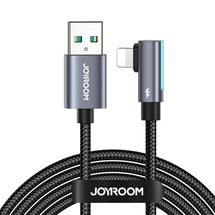JOYROOM S-AL012A17 2.4A USB to 8 Pin Elbow Fast Charging Data Cable, Length: