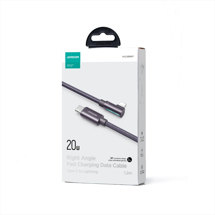 JOYROOM S-CL020A17 20W USB-C/Type-C to 8 Pin Elbow Fast Charging Data Cable, Length: