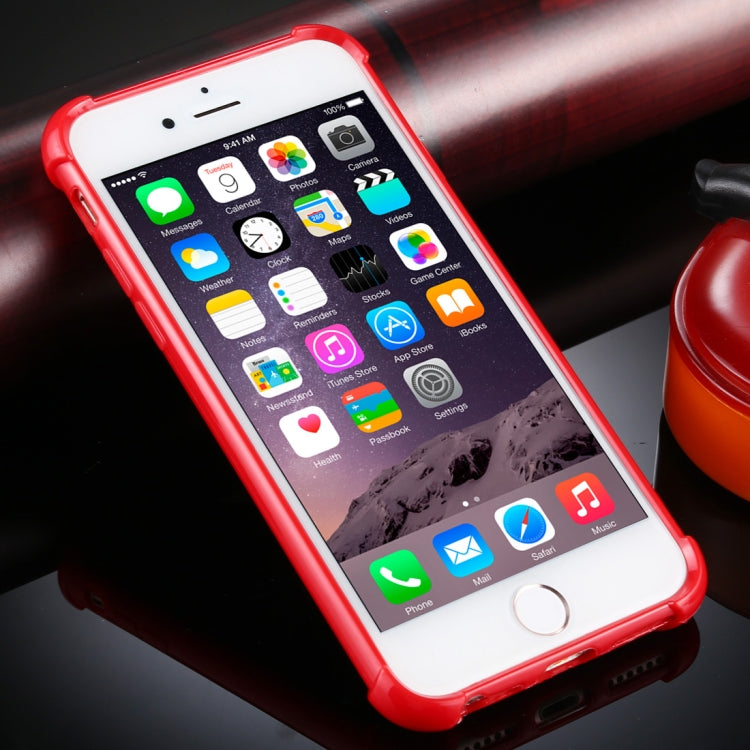 For iPhone 6 / 6s Four-Corner Shockproof Glitter Powder Acrylic + TPU Protective Case