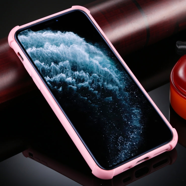 For iPhone 11 Pro Four-Corner Shockproof Glitter Powder Acrylic + TPU Protective Case