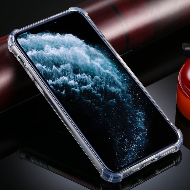 For iPhone 11 Pro Four-Corner Shockproof Glitter Powder Acrylic + TPU Protective Case