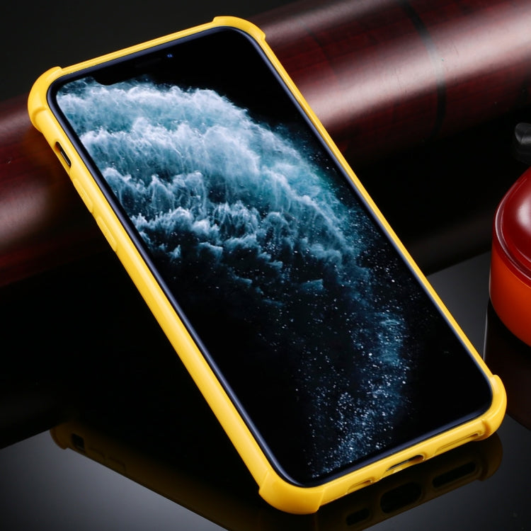 For iPhone 11 Pro Max Four-Corner Shockproof Glitter Powder Acrylic + TPU Protective Case