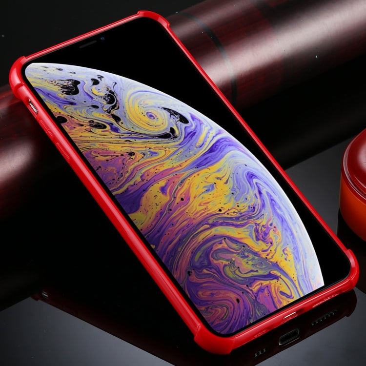 For iPhone X / XS Four-Corner Shockproof Glitter Powder Acrylic + TPU Protective Case