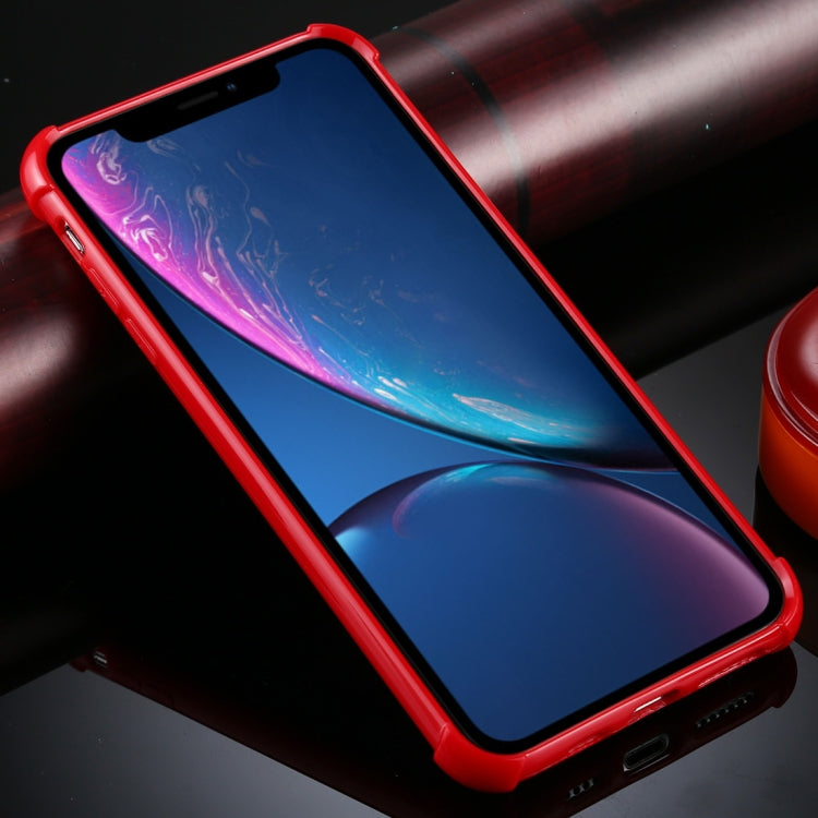 For iPhone XR Four-Corner Shockproof Glitter Powder Acrylic + TPU Protective Case