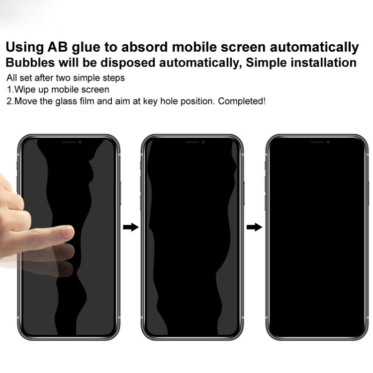 For Google Pixel 8a imak HD Full Screen Anti-spy Tempered Glass Protective Film