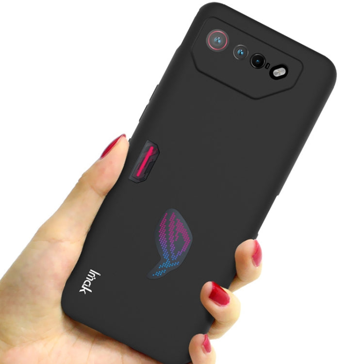 For Asus ROG Phone 7 IMAK UC-3 Series Shockproof Frosted TPU Phone Case(Black)