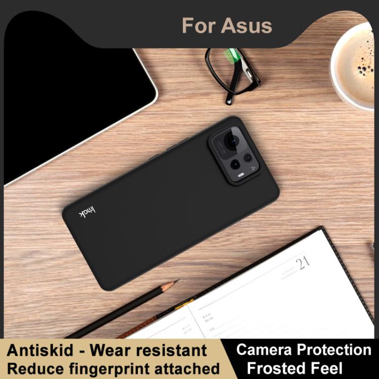 For Asus Zenfone 12 Ultra IMAK UC-3 Series Shockproof Frosted TPU Phone Case - Black