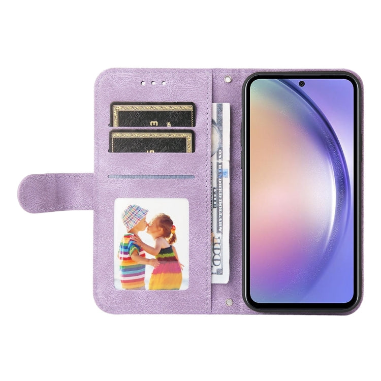 For Samsung Galaxy M54 5G Skin Feel Life Tree Metal Button Leather Phone Case