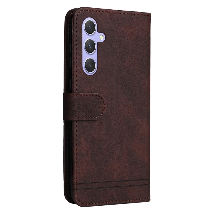 For Samsung Galaxy M54 5G Skin Feel Life Tree Metal Button Leather Phone Case