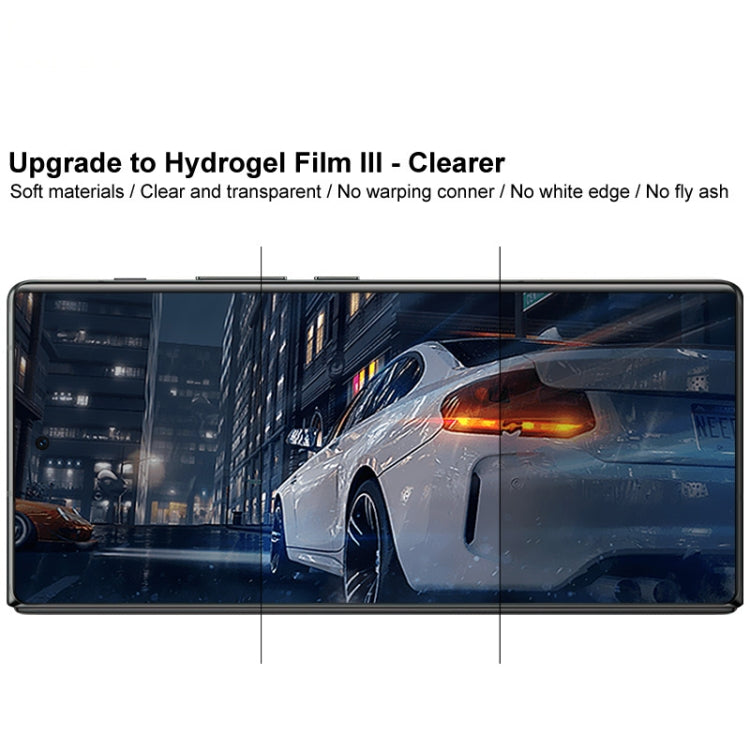 For vivo X Fold2 1 Sets imak Curved Full Screen Hydrogel Film (Outer Screen + Inner Screen)