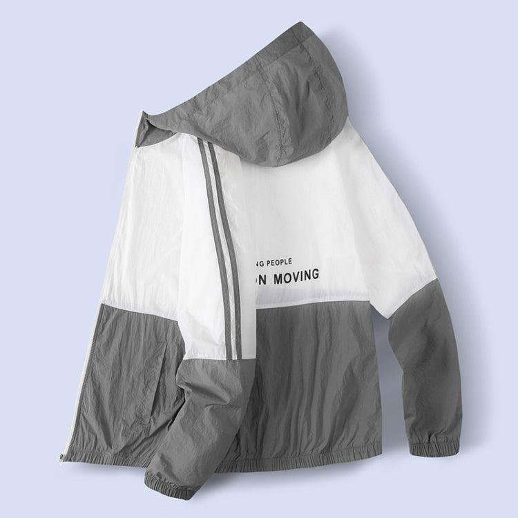 Summer Men and Women Thin Casual Hoodie Sun Protection Clothing, Size: