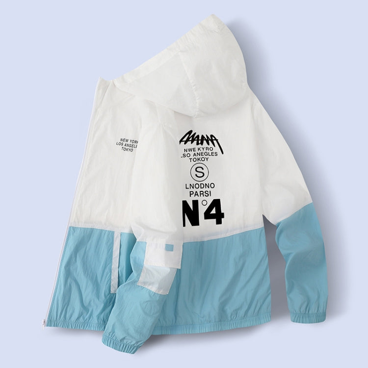 Summer Men and Women Thin Casual Hoodie Sun Protection Clothing, Size: