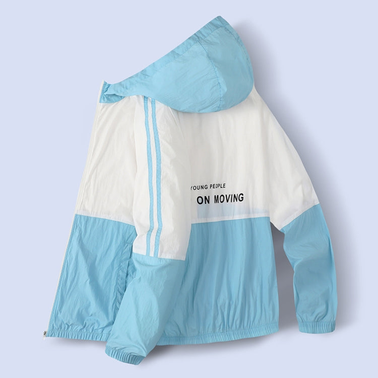 Summer Men and Women Thin Casual Hoodie Sun Protection Clothing, Size: