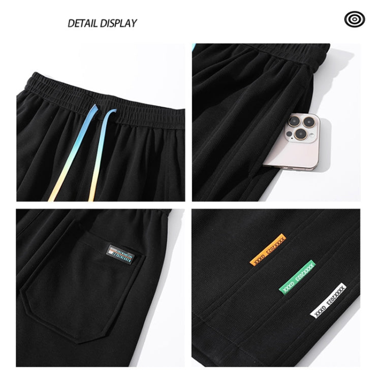 Summer Loose Fitting Youth Retro Sports Casual Shorts, Size: