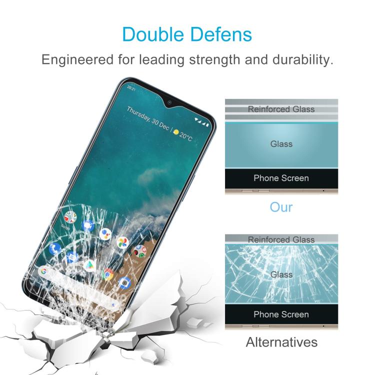 For Nokia C50 5G 10pcs 0.26mm 9H 2.5D Tempered Glass Film