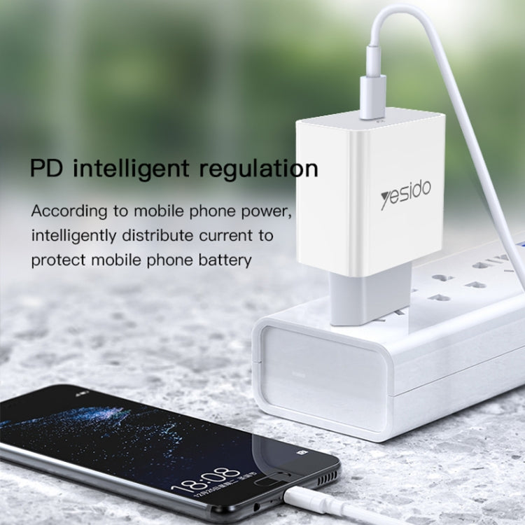 Yesido YC-27 PD 18W Type-C Port Fast Charger(EU Plug)