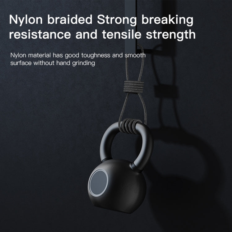 YESIDO CA99 20W USB-C / Type-C to 8 Pin Braided Charging Data Cable with Indicator Light, Length:1.2m(Black)