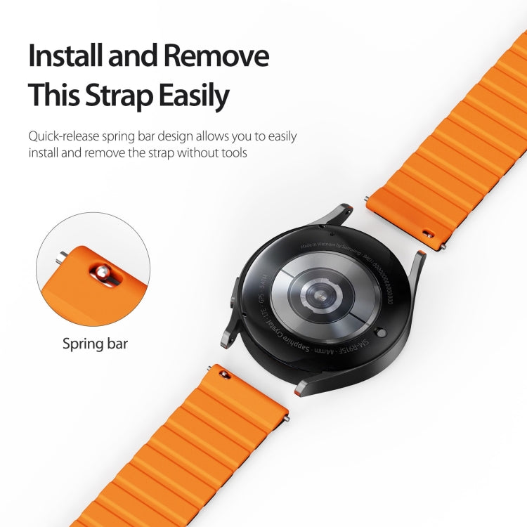 DUX DUCIS Magnetic Silicone Watch Band, Size:2