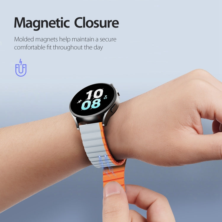 DUX DUCIS Magnetic Silicone Watch Band, Size:2