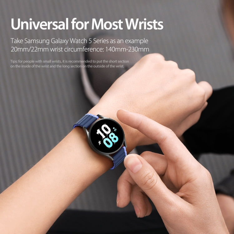 DUX DUCIS Magnetic Silicone Watch Band, Size:2