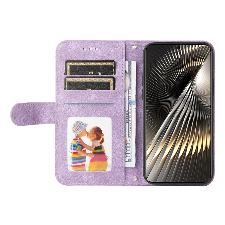 For Xiaomi Poco F6 Skin Feel Life Tree Metal Button Leather Phone Case