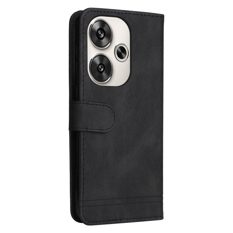 For Xiaomi Poco F6 Skin Feel Life Tree Metal Button Leather Phone Case
