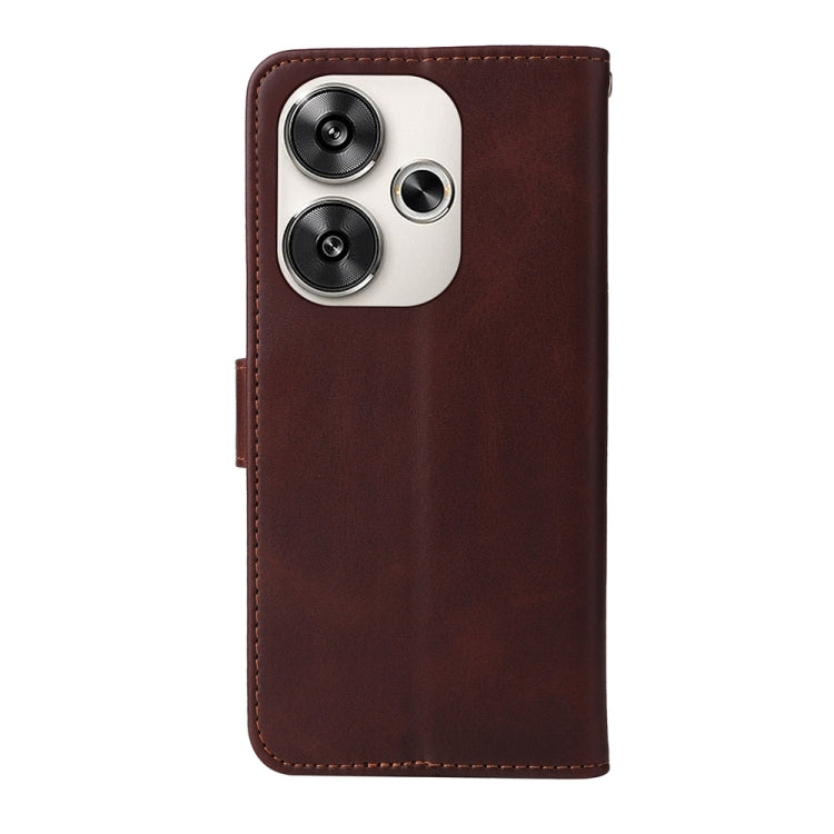 For Xiaomi Poco F6 Classic Calf Texture Flip Leather Phone Case