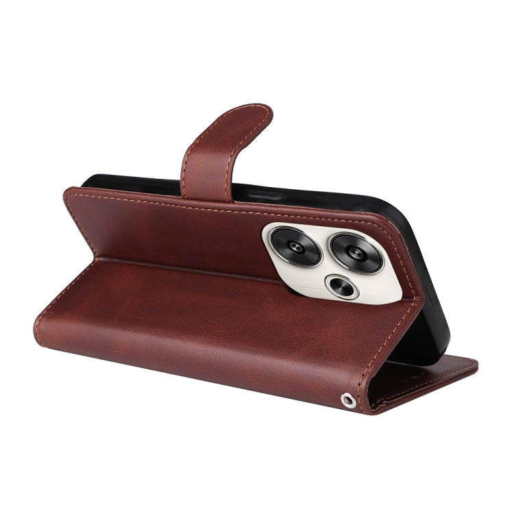 For Xiaomi Poco F6 Classic Calf Texture Flip Leather Phone Case