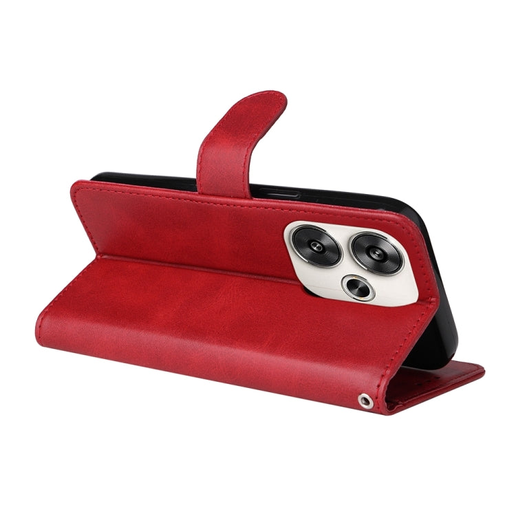 For Xiaomi Poco F6 Classic Calf Texture Flip Leather Phone Case