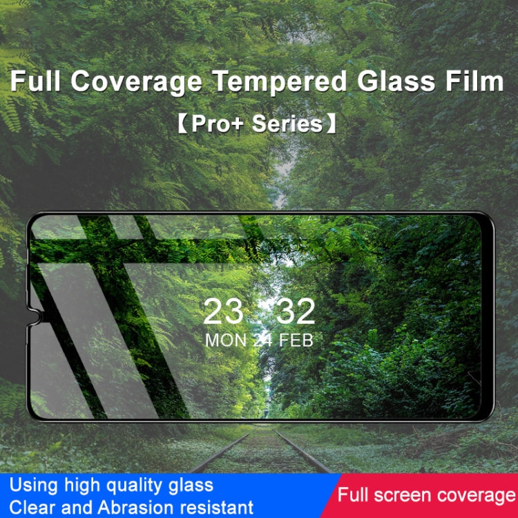 For Honor X7a 4G imak 9H Surface Hardness Full Screen Tempered Glass Film Pro+ Series