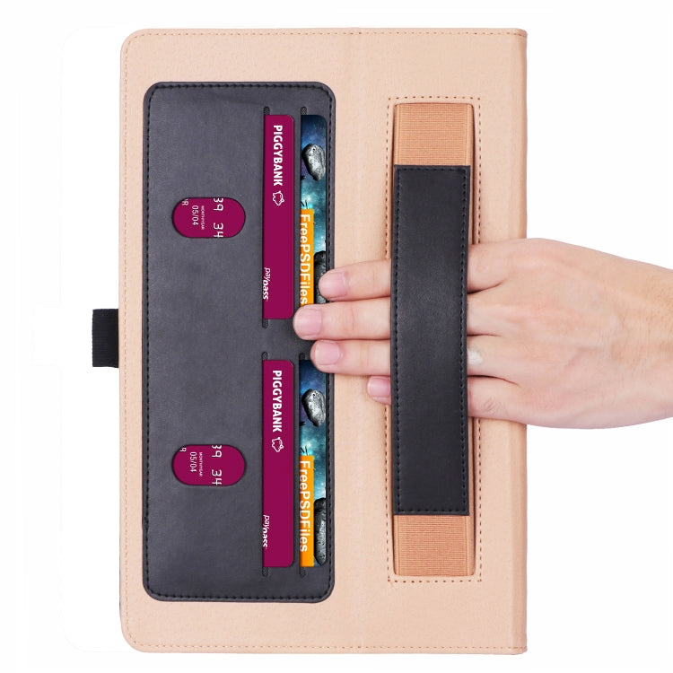 WY-2099 For Huawei Honor V6 10.4 inch 2020 Business Retro Texture Horizontal Flip Leather Case with Holder & Card Slots & Hand Strap