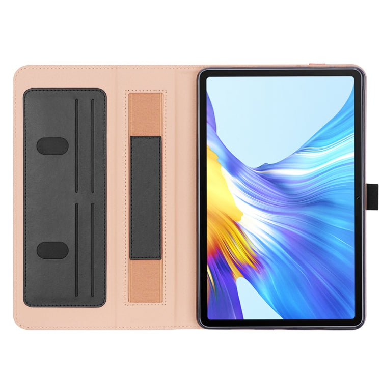 WY-2099 For Huawei Honor V6 10.4 inch 2020 Business Retro Texture Horizontal Flip Leather Case with Holder & Card Slots & Hand Strap