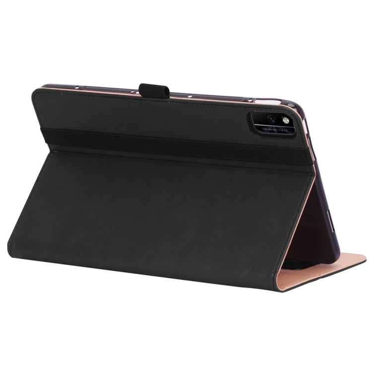 WY-2099 For Huawei Honor V6 10.4 inch 2020 Business Retro Texture Horizontal Flip Leather Case with Holder & Card Slots & Hand Strap