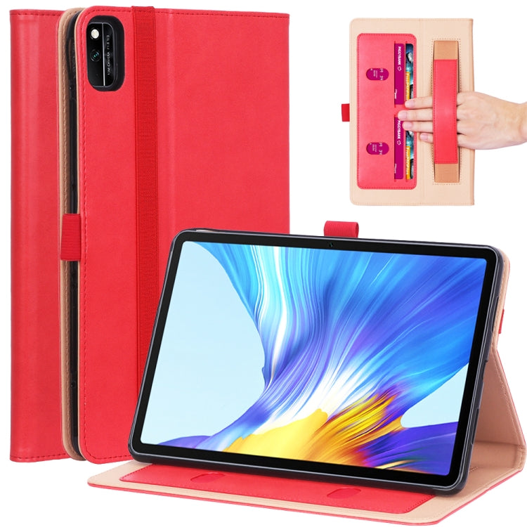 WY-2099 For Huawei Honor V6 10.4 inch 2020 Business Retro Texture Horizontal Flip Leather Case with Holder & Card Slots & Hand Strap