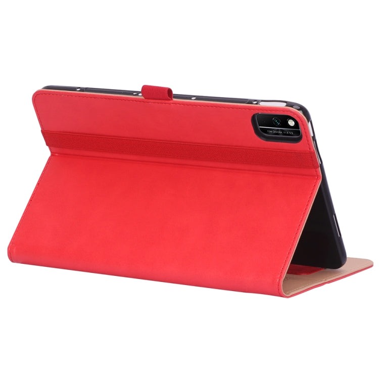 WY-2099 For Huawei Honor V6 10.4 inch 2020 Business Retro Texture Horizontal Flip Leather Case with Holder & Card Slots & Hand Strap