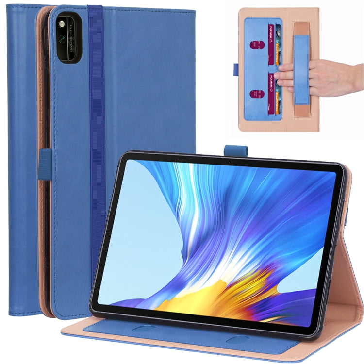 WY-2099 For Huawei Honor V6 10.4 inch 2020 Business Retro Texture Horizontal Flip Leather Case with Holder & Card Slots & Hand Strap