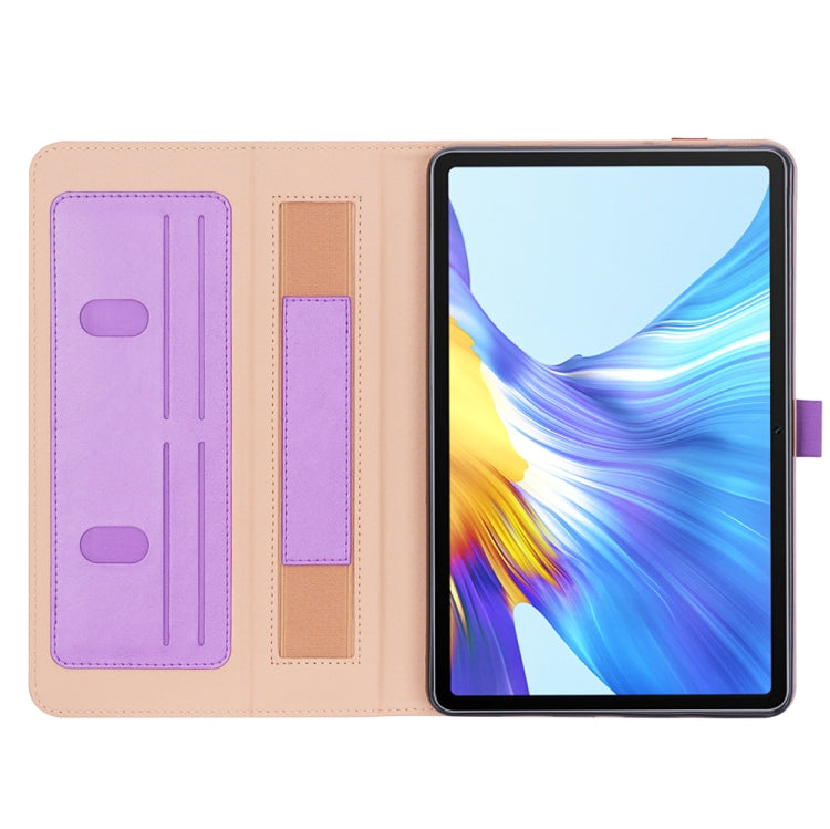 WY-2099 For Huawei Honor V6 10.4 inch 2020 Business Retro Texture Horizontal Flip Leather Case with Holder & Card Slots & Hand Strap