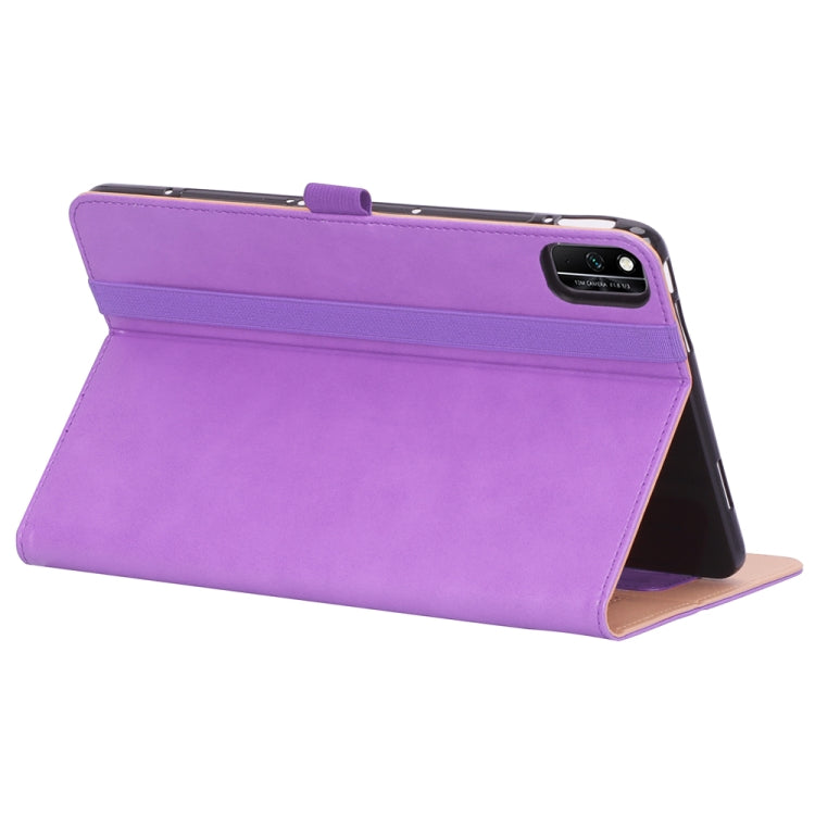 WY-2099 For Huawei Honor V6 10.4 inch 2020 Business Retro Texture Horizontal Flip Leather Case with Holder & Card Slots & Hand Strap