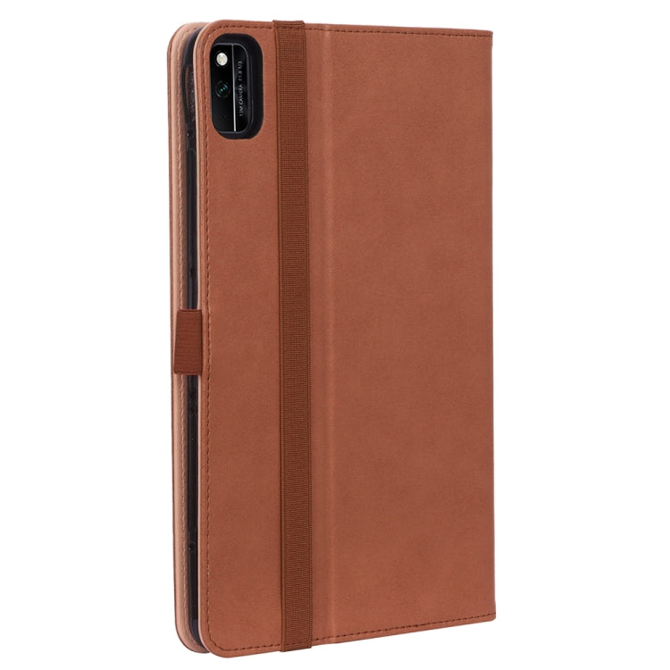 WY-2099 For Huawei Honor V6 10.4 inch 2020 Business Retro Texture Horizontal Flip Leather Case with Holder & Card Slots & Hand Strap