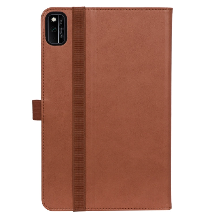 WY-2099 For Huawei Honor V6 10.4 inch 2020 Business Retro Texture Horizontal Flip Leather Case with Holder & Card Slots & Hand Strap