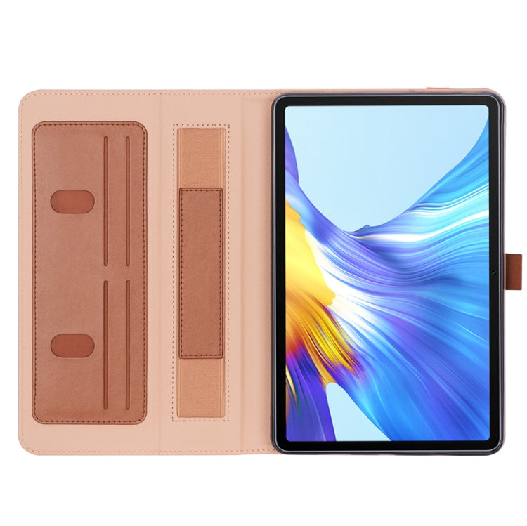 WY-2099 For Huawei Honor V6 10.4 inch 2020 Business Retro Texture Horizontal Flip Leather Case with Holder & Card Slots & Hand Strap