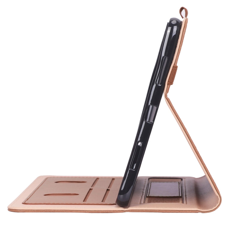 WY-2099 For Huawei Honor V6 10.4 inch 2020 Business Retro Texture Horizontal Flip Leather Case with Holder & Card Slots & Hand Strap