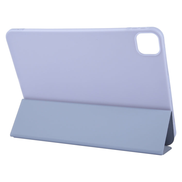 For iPad Pro 13 2025 / 2024 GEBEI 3-folding Holder Shockproof Flip Leather Tablet Case
