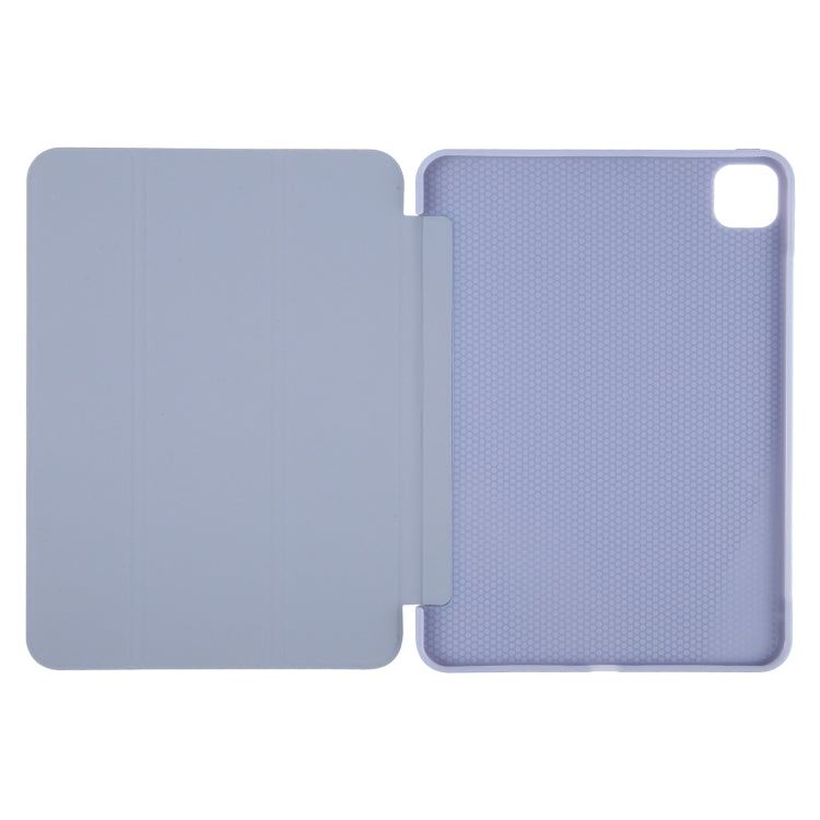 For iPad Pro 13 2025 / 2024 GEBEI 3-folding Holder Shockproof Flip Leather Tablet Case