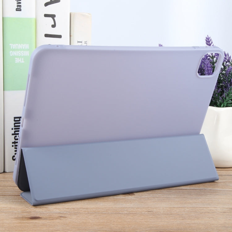For iPad Pro 13 2025 / 2024 GEBEI 3-folding Holder Shockproof Flip Leather Tablet Case