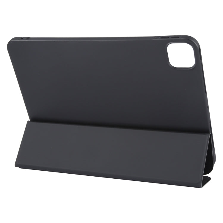 For iPad Pro 13 2025 / 2024 GEBEI 3-folding Holder Shockproof Flip Leather Tablet Case