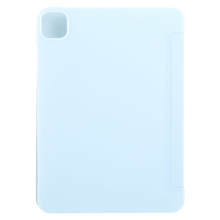 For iPad Pro 13 2025 / 2024 GEBEI 3-folding Holder Shockproof Flip Leather Tablet Case