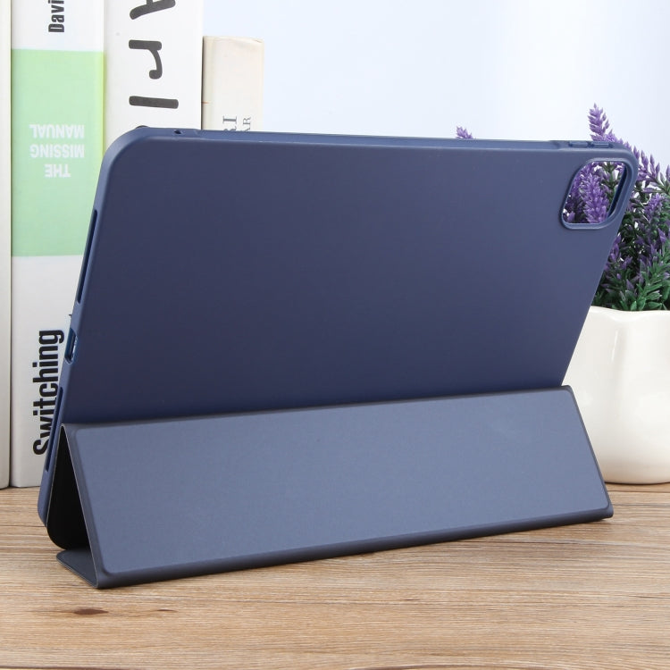 For iPad Pro 13 2025 / 2024 GEBEI 3-folding Holder Shockproof Flip Leather Tablet Case